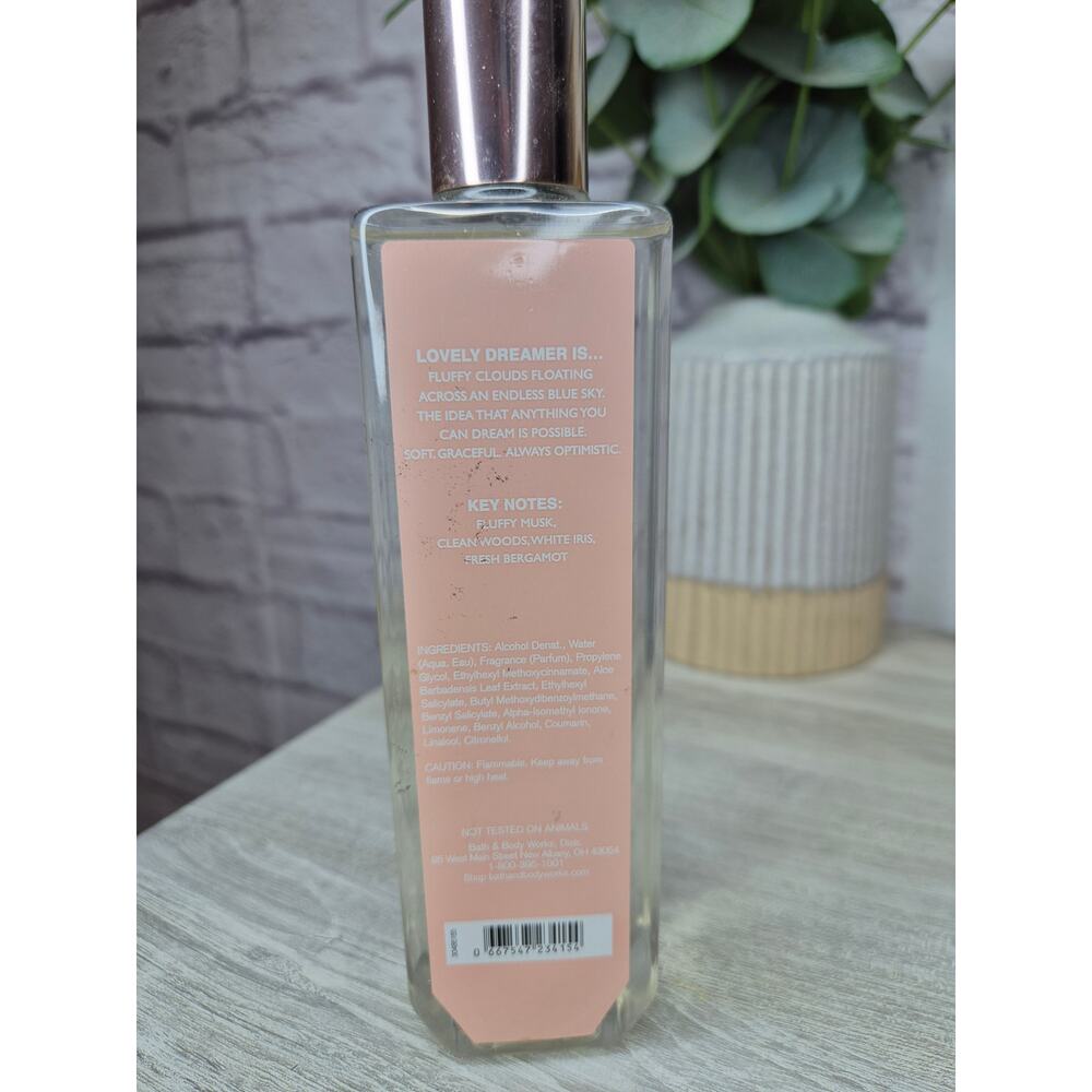 Bath & Body Works Lovely Dreamer Fine Fragrance Mist 8 oz Original 2018 Rare HTF - Picture 3 of 5